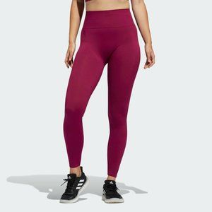 adidas Women's Seamless Tights GC7637 Burgundy
